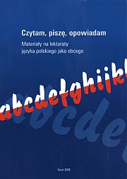 Okładka książki "Czytam, piszę, opowiadam"